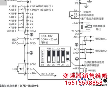 博納變頻器怎么接正反線(xiàn)